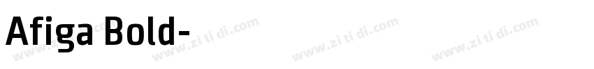 Afiga Bold字体转换
